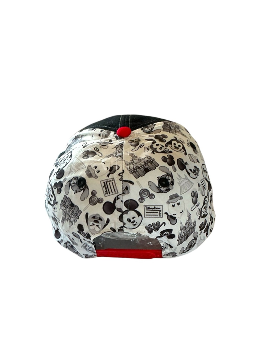 Disney Emoji Disney Parks Mickey Mouse Black & White Baseball Cap - Picture 2 of 5
